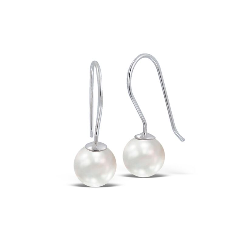 Wholesale 925 Sterling Silver Hook Pearl Earrings